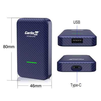 2 In 1 Wired to Wireless Adapter Carplay Android Auto With Wired CarPlay USB Plug And Play