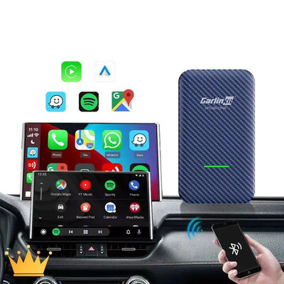 2 In 1 Wired to Wireless Adapter Carplay Android Auto With Wired CarPlay USB Plug And Play