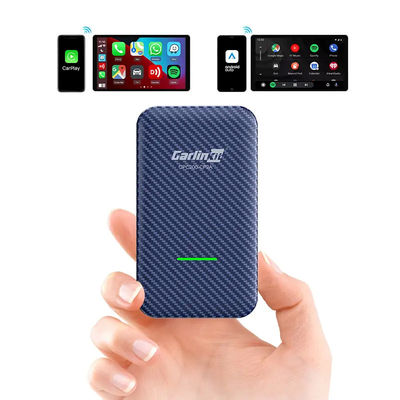 Car Wired To Wireless Adapter Carplay And Android Auto Adapter 5.8 GHz Plug And Play