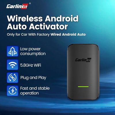 Fast Wired To Wireless Android Auto Adapter Ai Box Built In Dual Band Wifi