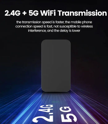 Carlink 5.0 Wireless Carplay And Android Auto Adapter 2 In 1 Ai Box Strong Anti Interference