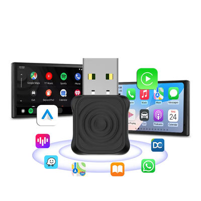 Wired To Wireless Carplay And Android Auto Adapter Ai Box Bluetooth 5.4 USB Car Play Dongle