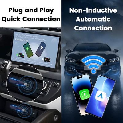 Car Accessories Split Screen Media Radio Carlinkit Online Map Wireless Adapter Carplay Ai Box Online Upgrade Usb Car Play