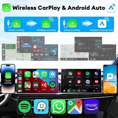 Universal Carplay Android Auto Car Adapter Plug And Play With CortexTM-A7 Core 900MHz CPU
