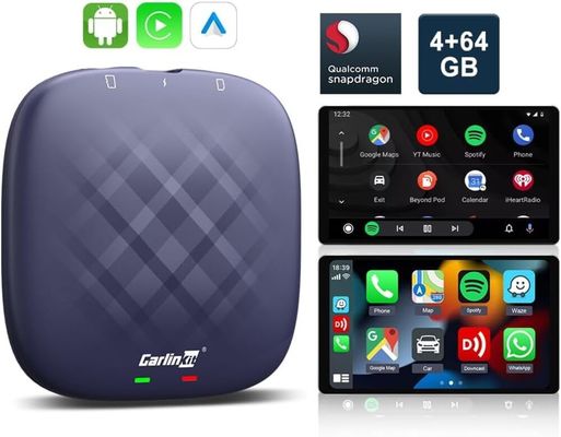 Android 13 Carplay Android Auto Ai Box Wireless Adapter 64GB GPS Car Accessories