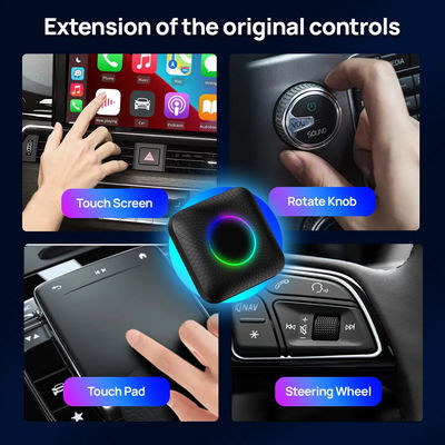 USB Ai Box Wireless Adapater Carplay Android 13.0 With Wired Carplay Car