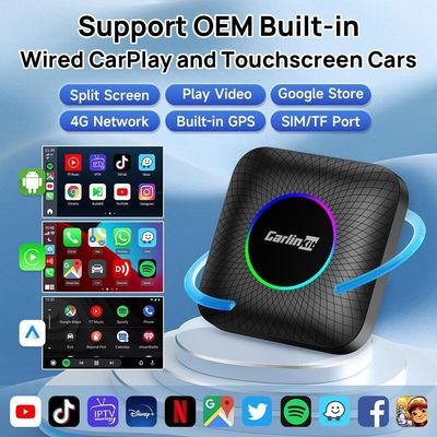 Cpc200 Tbox Ambient 128Gb SDM660 Wireless Adapter CarPlay Adapter Box Youtube Carplay netflix Carlinkit Ai Smart magicbox