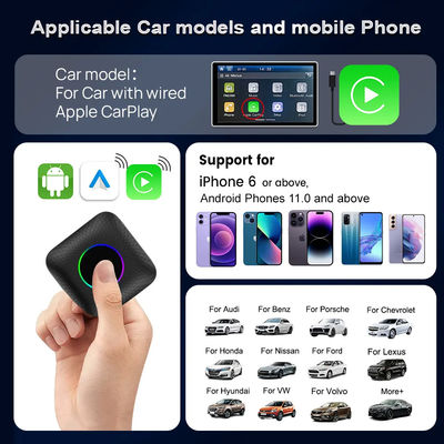 SDM660 Wireless Adapter CarPlay Android Auto Dongle 64GB FOTA Upgrade SIM TF Ai Box