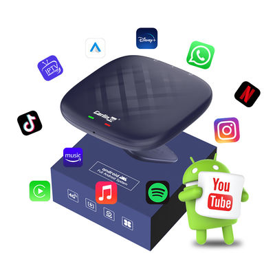 Wireless Adapter CarPlay Smart Car Ai Box Tbox S Model 8 Core 4g 64gb With Streaming Apps YouTube Netflix Wifi GPS LTE Android 13