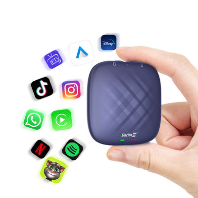 Carplay AI BOX Tbox-S Model Sim Card GPS Navigation 8+128G Wireless Adapter Carplay Ai Box Android 13