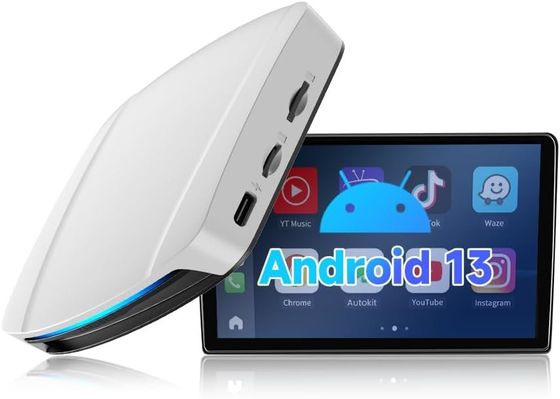 Tbox UHD Wireless Adapter CarPlay USB HDMI Port 8G 128Gb SDM660 Android 13  Video Ai Box  For  Youtube Netflix