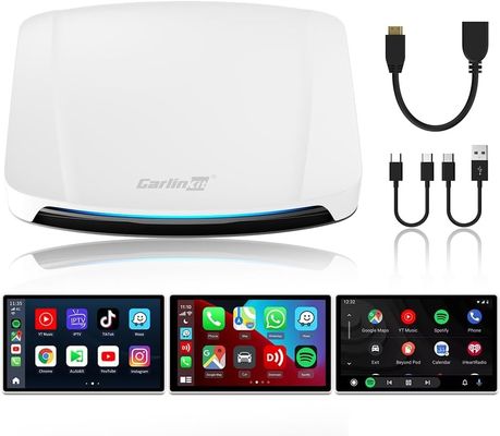 CPC200-TBox UHD Wireless Adapter Carplay Andriod Auto to Multimedia Play Carlink TBox UHD HDMI  Ai Box 64Gb