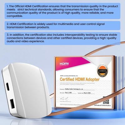 Android 13 HDMI Output TBox UHD Wireless Adapter CarPlay Android Auto AI Box SM6225 8G 128Gb Support Youtube Netflix