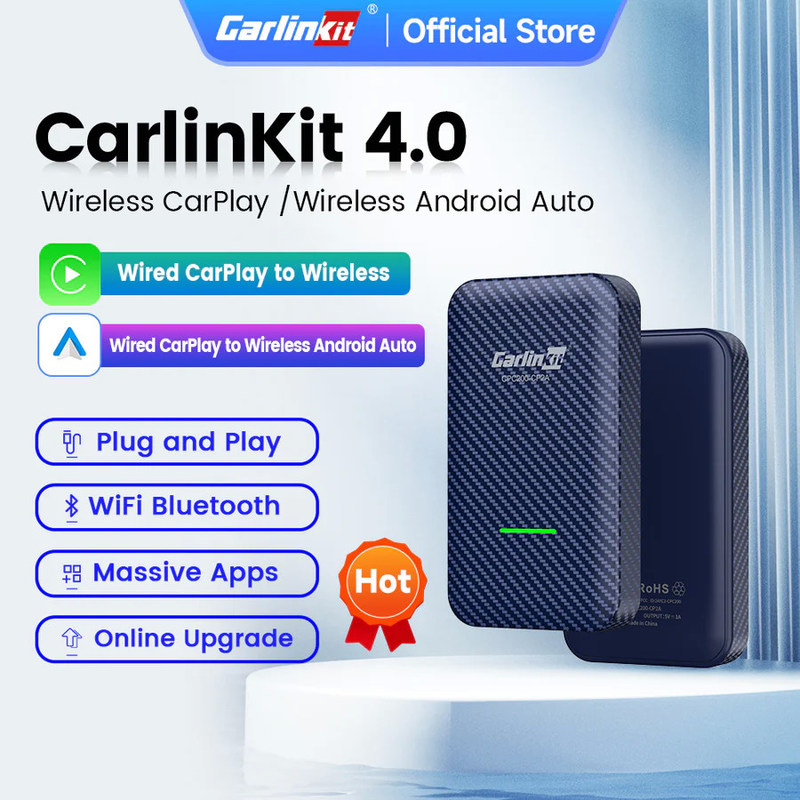 Wireless Android Auto And Carplay Adapter Usb Dongle Car Android Play CP2A Carlinkit 4.0 For Apple Audi A4 B8