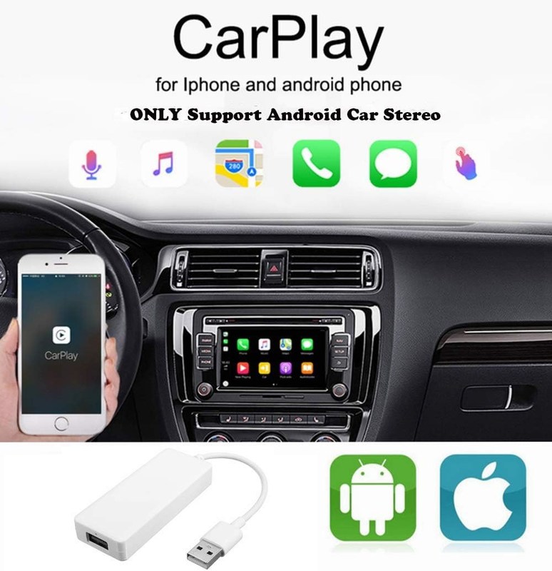 Multi Media Wired Carplay To HDMI Adapter Conversion Box Dongle Car Fire TV Stick Mate Video Input 1080P