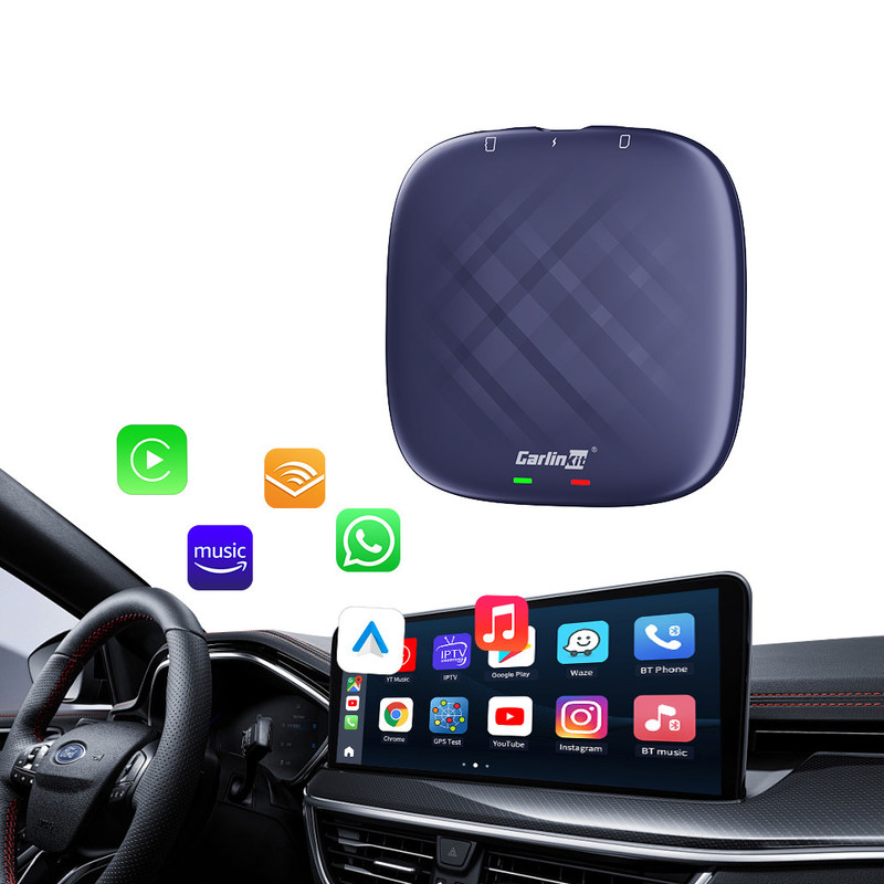 Wired to Wireless Adapter Carplay and Android Auto to Tbox Plus Cpc200 8G + 128G Carplay Ai Box Carlink Car Play Tv Box