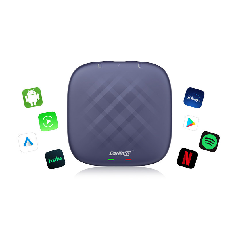 Carplay AI BOX Tbox-S Model Sim Card GPS Navigation 8+128G Wireless Adapter Carplay Ai Box Android 13